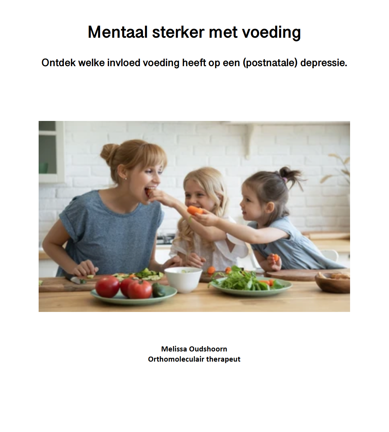 E-book Mentaal sterker met voeding