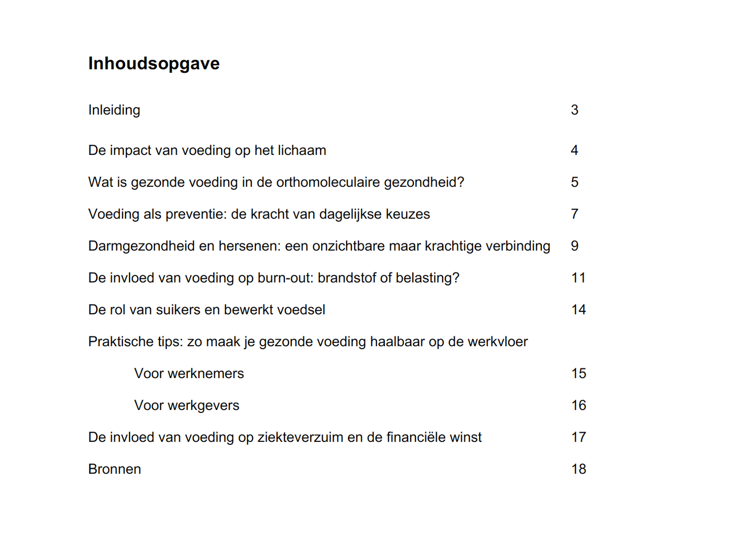E-book: Voeding als sleutel tot gezonde werknemers