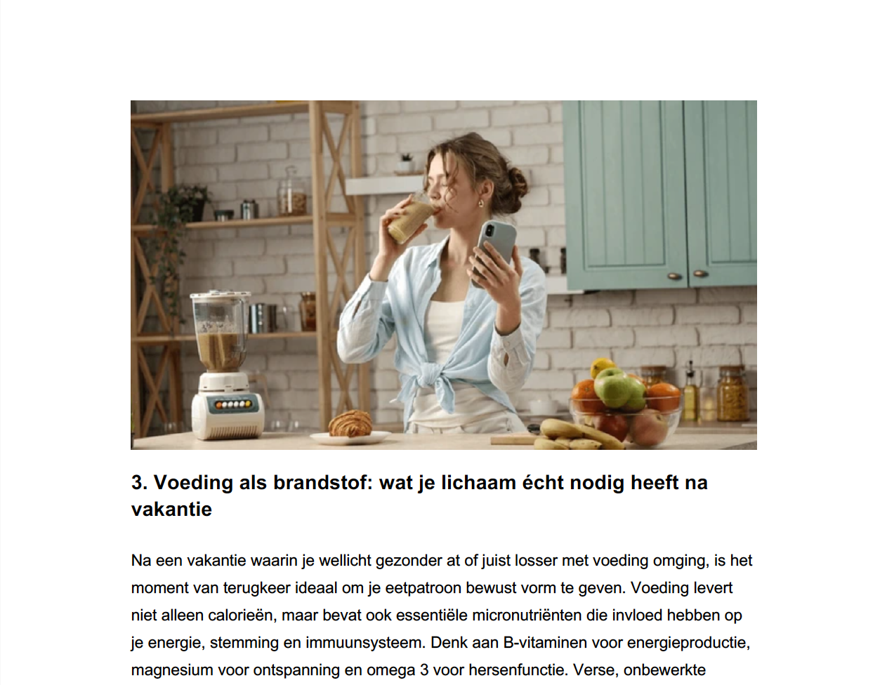 E-book: Rust & energie na je vakantie